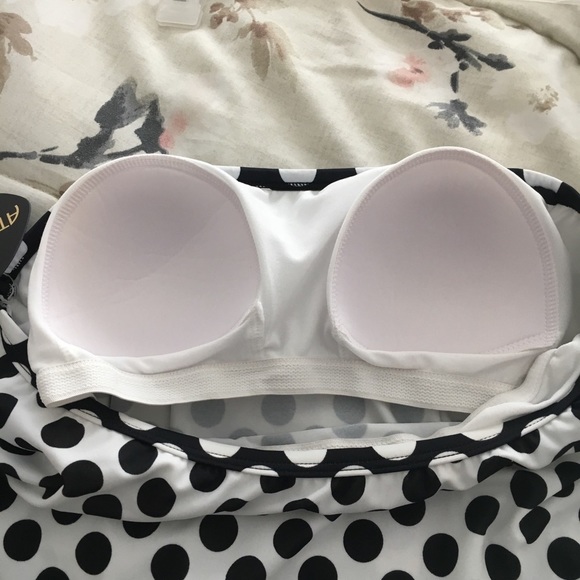 𝅺ATHENA swim top with sash hem (Macys) - Picture 6 of 7